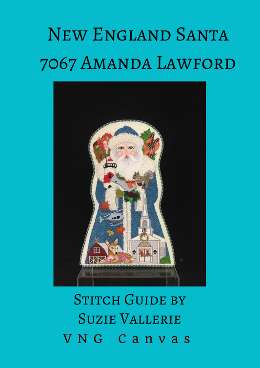 7067 New England Santa Stitch Guide
