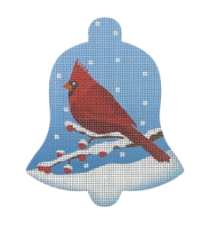 BL05 Male Cardinal Snow Bell