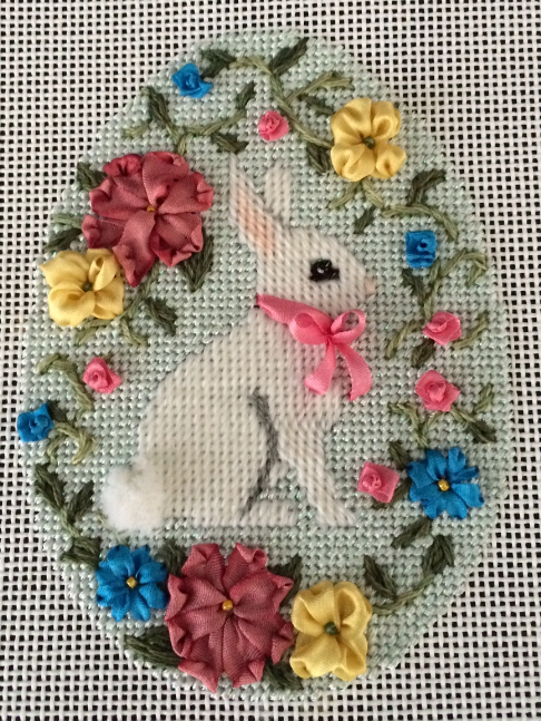 0446 Bunny with Vines Stitch Guide