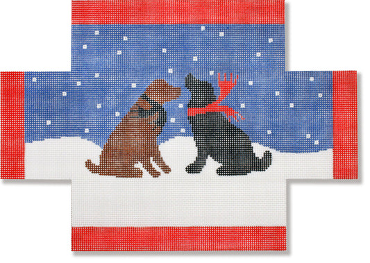 LM-BC05 Evening Snow Dog Brick Cover