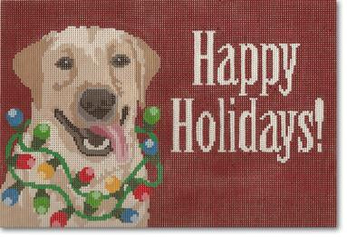 LRE-PL18 Happy Holidays Dog