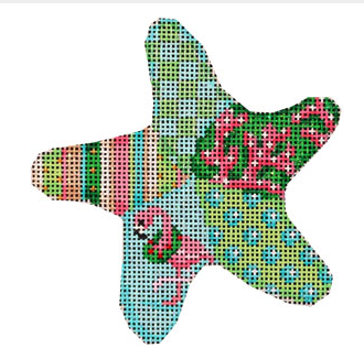 CT1752 Patchwork Starfish Ornament