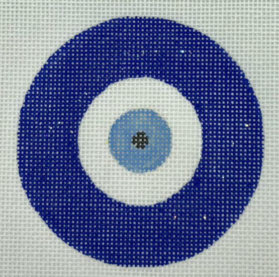 FS-23b Evil Eye with Beads - Blue