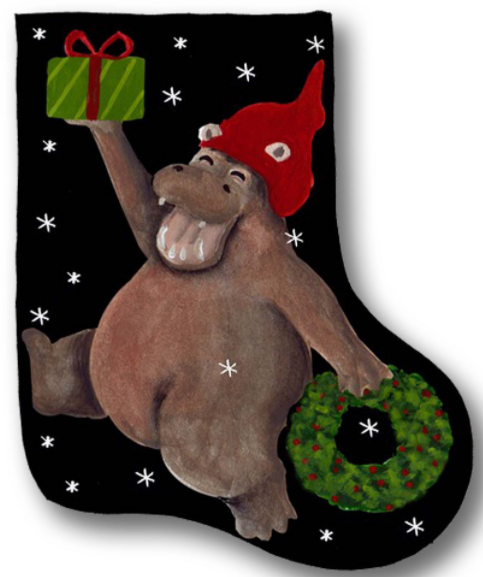 GD-SX07 Holiday Hippo Mini Sock