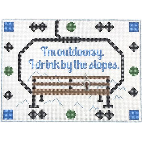 RD287 I'm Outdoorsy - I Drink by the Slopes