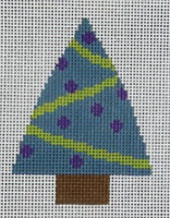 KCD1096 Tree with Purple Ornaments
