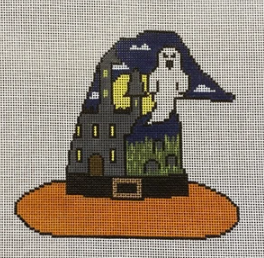 KCD1124 Haunted House Witch's Hat