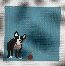 KCD2135 Boston Terrier with Ball