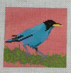 KCD2157 Blue Bird on Pink