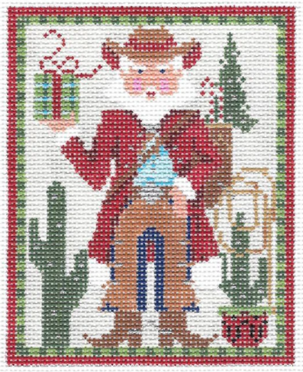 KCN133 Mini Cowboy Santa Claus