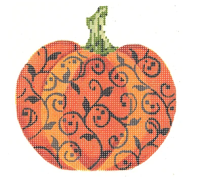 KCN1564 Halloween Scroll Pumpkin