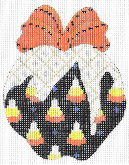 KCN1701 Hallowed Candy Corn Candy Apple