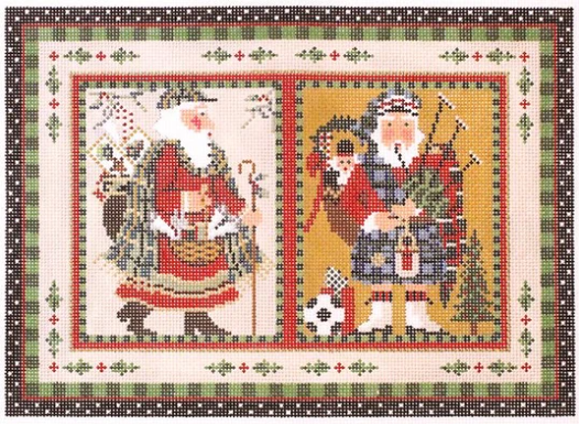 KCN174 Highland Santa Pillow