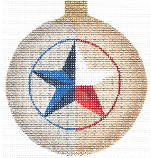 KCNTX07 Texas Lone Star Ball Ornament