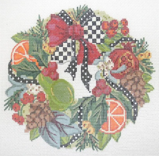 KCW202 Christmas Holly Wreath