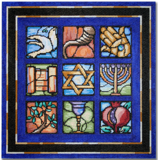KDS-PL22 Judaic Stained Glass