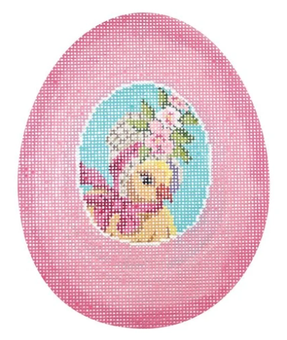 KEA22-18 Pink Chick Sugar Egg