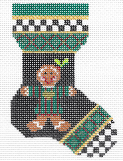 KFA07 Gingerbread Boy Mini Sock