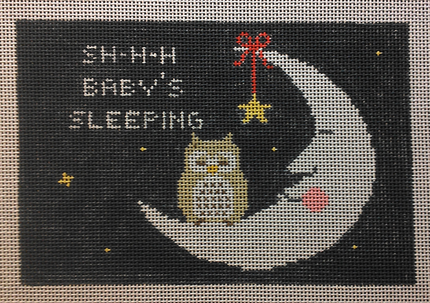 PT205 Owl Baby's Sleeping Sign