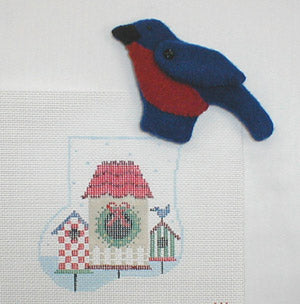 CM344 Birdhouses Mini Sock with Bird Insert