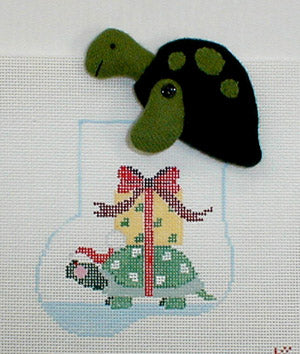 CM354 Turtle with Package Mini Sock with Turtle Insert