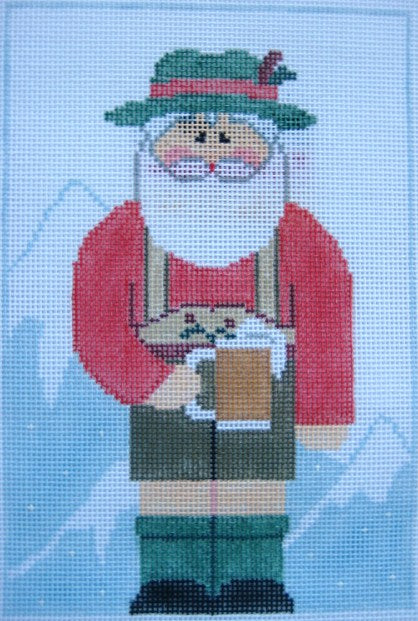 CX200 German Lederhosen Santa with Stitch Guide – The Enriched Stitch