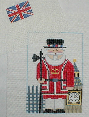 CX203 British Beefeater Santa with Stitch Guide