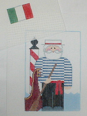 CX204 Italian Gondolier Santa with Stitch Guide