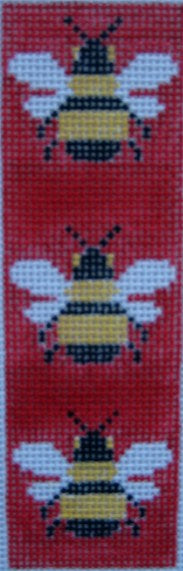 BK127 Three Bees Bookmark