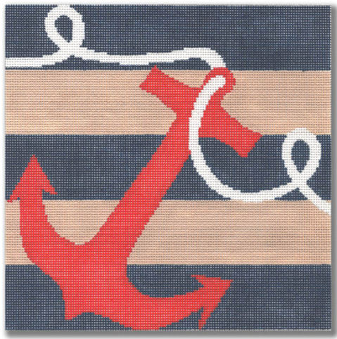 LRE-PL45 Anchor on Stripes