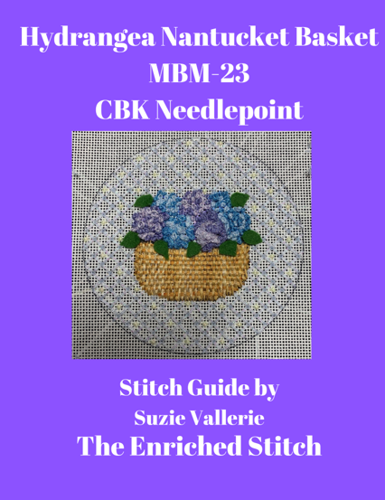 MBM-XO23 Hydrangea Nantucket Basket Stitch Guide