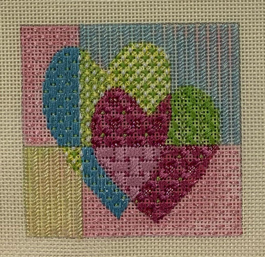 SMF Overlapping Hearts Square