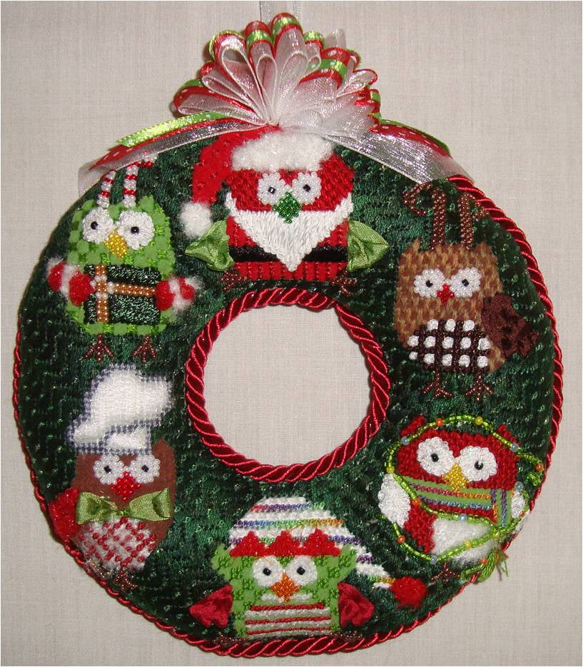 SMF Christmas Owl Wreath