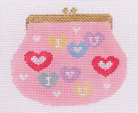 SH112 Hearts Purse with Stitch Guide