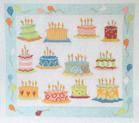 P-D-015 Twelve Birthday Cakes