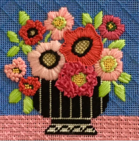 AL-C02 Pink Mod Flowers Stitch Guide