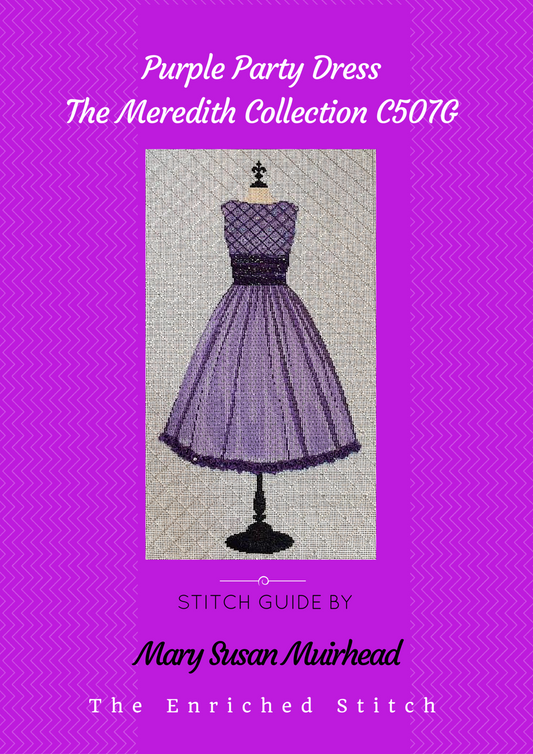 Purple Party Dress Stitch Guide