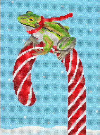 SC-PL04 Frog & Candy Cane