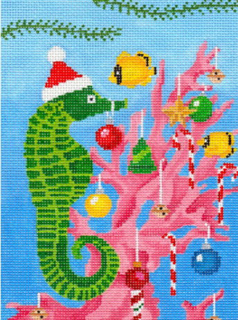 SC-PL09 Seahorse Decorating for Christmas