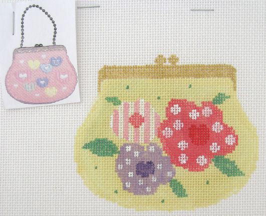 SH115 Flowers Purse with Stitch Guide