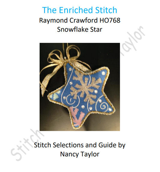 HO768 Snowflake Star Stitch Guide