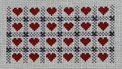 TA4102 Hearts and Gingham